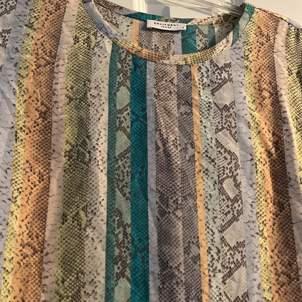 Equipment Will Multi Color Python Print Tee - image 2